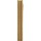 Ekena Millwork 6-in W x 34-in D x 46-in H Funston Slat Rough Cedar Woodgrain TimberThane Outlooker, Primed Tan OUTUR060X34X46FST24RCPR - alternate 2